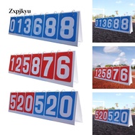 [szlztmy3] Tabletop Flip Scoreboard Scorekeeper Multiuse Numbers Scoreboard for Basketball