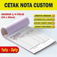 CUSTOM NOTE PRINTING - INVOICE NOTE PRINTING - SERVICE NOTE