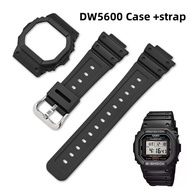 For G-shock Casio Small Square DW5600 DW-5600 GW-B5600 DW5610 GW-M5610 Resin Watch Strap + Case Fros