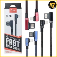 ZBOX Type C Gaming Data Cable Fast Charging 3.1A Gamers Data Cable 1 Meter High Speed Data Cable