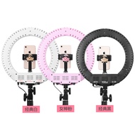 QZSD ไฟกลมขนาด 14 นิ้ว 20W ชุดอุปกรณ์ไลฟ์สดมี 3 ขา พร้อม ขาจับมือถือ มีไฟLED ชุดอุปกรณ์ Live สด ใช้