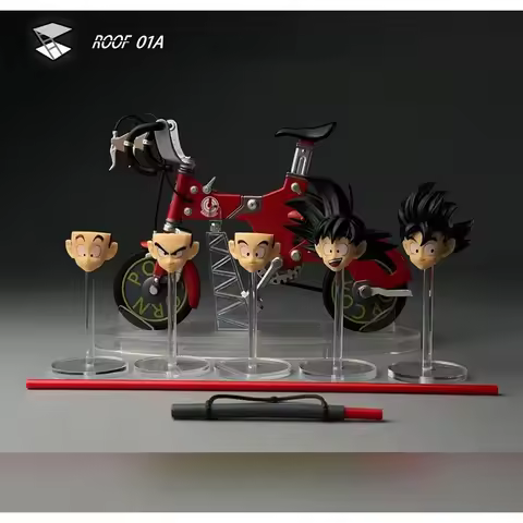 In Stock Tonsenarttoys Kamione 01A 01B SHF Super Saiyan SSJ SSJ2 Fly Page Son Goku Biking Accessorie