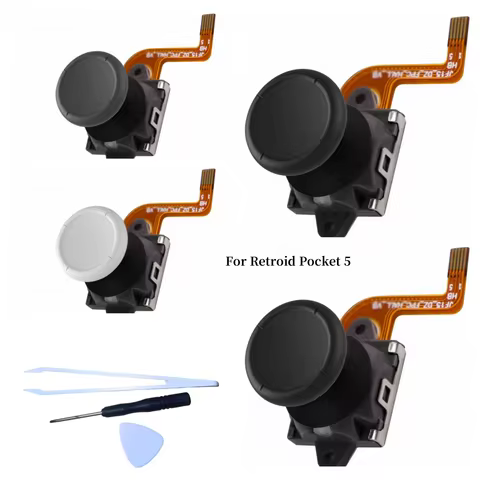 Retroid Pocket 5 Joystick Replacement Kit For AYN THOR Retroid Pocket G2 RP5 Rocking Bar With Cap Ha