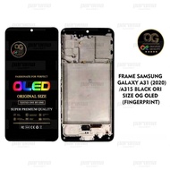 LCD SAMSUNG GALAXY A31 2020 A315 A315F TOUCHSCREEN + FRAME OLED FINGERPRINT ORIGINAL OG SUPER