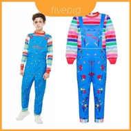 Play Adorable Child's Licensed Chucky Costume For Halloween Kids Fancy Dress