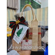 Tas Tote Bag Mika Korea Transparan Tebal Kuat Goodie Gift Set Hampers