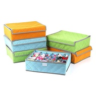 24 Grid Foldable Underwear Organizer Storage Ties Scarfs Socks Storage Box