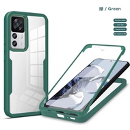 CZM360 Degree Case For Samsung Galaxy A32 4G A22 4G A12 A72 A32 5G A22 5G A72 5G Transparent Double-sided Shockproof Cover