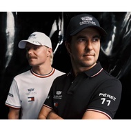 f1 t-shirt 2026 2027 new style Cadillac Tommy Hilfiger Team Replica Polo - Black