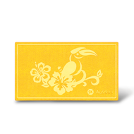 SK Jewellery (0.1G) 999 Pure Gold Hornbill Bunga Raya Gold Bar