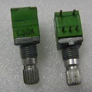 Imported Taiwan ALPHA Precision Potentiometer Single Link with Switch RD09-C50K C5K-15 Flower Axis