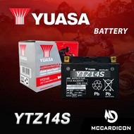 แบตเตอรี่แห้งพร้อมใช้งาน ยัวซ่า (Yuasa) YTZ14S สำหรับ X-ADV 750 CB1100 VFR1200 Tiger 800 R1200GS