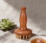 大熊百貨 - 花梨木29齒按摩經絡刷 帶脈疏通按摩揉肚經絡刷