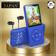 AGPTEK MP3 Player, Blue, HiFi Music Player, Ultra-lightweight (30g), 64GB Internal Storage