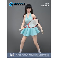 ZY3034 Ready Stock 1/6 Tennis Racket Soldier Doll Accessories Racket Sports Sports Model DIY Toy Orn
