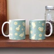 Ceramic Mug | Gift | Gift | Hampers | Spring ducklings Coffee Mug