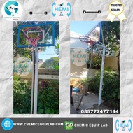 Tiang Basket Tanam Home + Papan Pantul Akrilik 800x1200mm, Ring Per 2