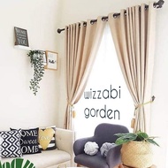 Gorden polos murah abstrak premium blackout imfort modern tebal bagus halus mewah model minimalis