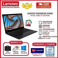 LAPTOP LENOVO T480S CORE I7 -8650U 24GB RAM 512GB NVMe  ( BONUS MOUSE+TAS LAPTOP )