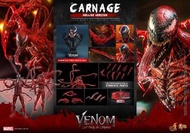 全新未拆盒Hot Toys Hottoys MMS619 Venom Let There Be Carnage 1/6毒魔 血戰大屠殺 血魔 血蜘蛛 + MMS590 – Venom《猛毒》猛毒 1/