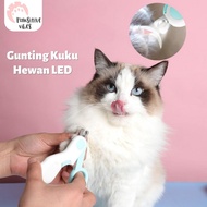 Pawsitive Vibes - Gunting Kuku Kucing LED - Gunting Kuku Anjing LED - Pet Clipper LED - Alat Potong 