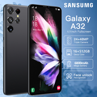 【รับประกัน 1 ปี】โทรศัพท์ Sumsung Galaxy A32 5G RAM16G+ROM512G โทรศัพท์มือถือ โทรศัพท์ถูกๆ 6800mAh รองรับ2ซิม เครื่องใหม่ มือถือเต็มจอ Android11.0 Mobile phone สองซิมสแตนคู มือถือ แถมฟรีอุปกรณ์ครบชุด โทรศัพท์ Sumsung แท้ โทรศัพท์มือถือ A54 S22 จัดส่งฟรี
