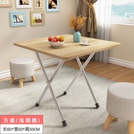 ST-🚤Early Stone Rental Room Dining Table Folding Table Dining Table Simple Household Bedroom Dormitory Rental Room Stall