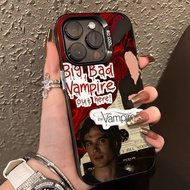 MERAH Casing iphone The Vampire Diaries Damon Salvatore Aesthetic Soft Case TVD BIG Bad Vampire Ian 