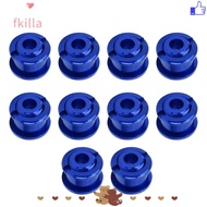 FKILLA 10Pcs Single Chainring Bolts, Aluminum Alloy Lightweight Chainring Bolts, Durable M8 Single S