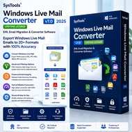 🔥 SysTools Windows Live Mail Converter v7.0 2025 Lifetime For Windows | EML Email Migration & Conver