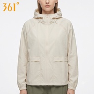 361 Degrees Women's Hooded Windbreaker Jacket