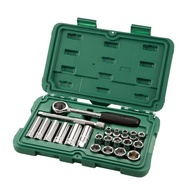 SATA 09524 22 Pieces Dr. Socket Set 1/4" 22 Pieces 1/4" Dr. Socket Set