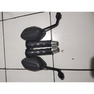 3-in-1 H0NDA REARVIEW MIRROR PACKAGE STANDARDBEAT + SQUARE GRIP + UNIVERSAL PCX STEERING H0NDA