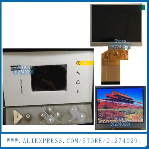 LCD Display Screen Panel For VGG3224A7-6UFLWA 3.5 Inch New A+ VGG3224A76UFLWA LCD Display SCreen Rep