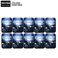 Combo 10 Mặt nạ giúp cấp ẩm đa tầng Foodaholic Hyaluronic Acid Hydrating Mask 23ml x 10 - HYALURONIC