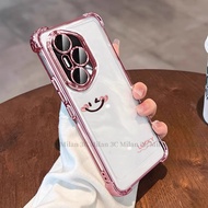 Honor 400 Pro Casing Honor 400 Casing Honor 400 Smart 5G Casing Smiley Soft Shell Transparent Electr