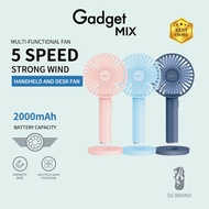 Gadget MIX Diginut CL-41 Handheld Fan With Mirror/ Multi-functional Fan/ Magnetic Base/ Makeup Mirro