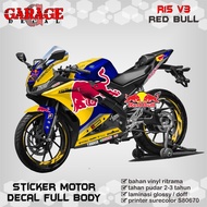 Decal R15 V3 Full Body Stiker R15 V3 Full Body Decal Sticker R15 V3 Full Body Red Bull