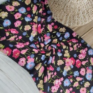 Premium viscose rayon fabric, floral rayon fabric