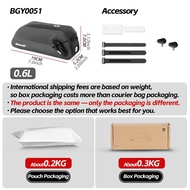 Rhinowalk Bicycle Top Tube Bag Ipx4 Waterproof 0.6-1.3L Large Capacity Hdpe Support Board 3D Two-Wa