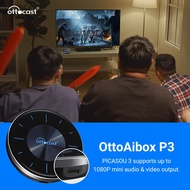 OTTOCAST PICASOU 3 CarPlay AI Box Wireless Android Auto Mini TV Adapter for Toyota Kia Hyundai VW Car Accessories