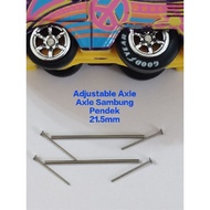 1 Set Adjustable Axle for 1/64 Hot Wheels Short Pendek Kool Kombi Axle Sambung