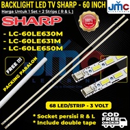 SHARP 60 INCH LED TV BACKLIGHT LC60LE630M LC60LE631M LC60LE650M LC-60LE630M LC-60LE631M LC-60LE650M 
