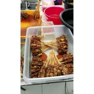 Ready stock Sate ayam dan Daging frozen PRECOOKED by Lubuk Satay
