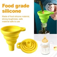 Silicone Water Funnel Silicone Oil Funnel/ Portable Folding Silicone Funnel/