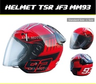 TSR HELMET SHOEI JF3 MM93 DESIGN MARQUEZ 93 WITH VISOR DARK SMOKE ORIGINAL TSR