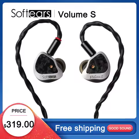 Softears Volume S Earphones 1DD+1Passive DD+2BA with 3.5mm/4.4mm Interchangeable