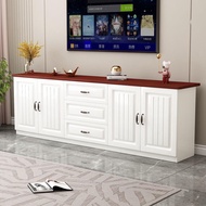 YOULITE TV Cabinet Simple Solid Wood Floor Storage TV Cabinet Console Living Room 140cm/160cm With Drawer Storage Cabinet