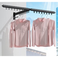 [Local Seller] Space Aluminum Wall Mounted Space-Saver, Clothes Drying Rack, Retractable Fold Away Clothes Dry Racks