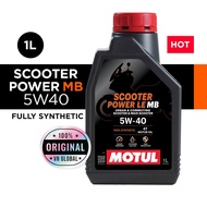 Motul Scooter Power LE MB 5W40 - Fully Synthetic Engine Oil Minyak Enjin Scooter Original Vietnam (1
